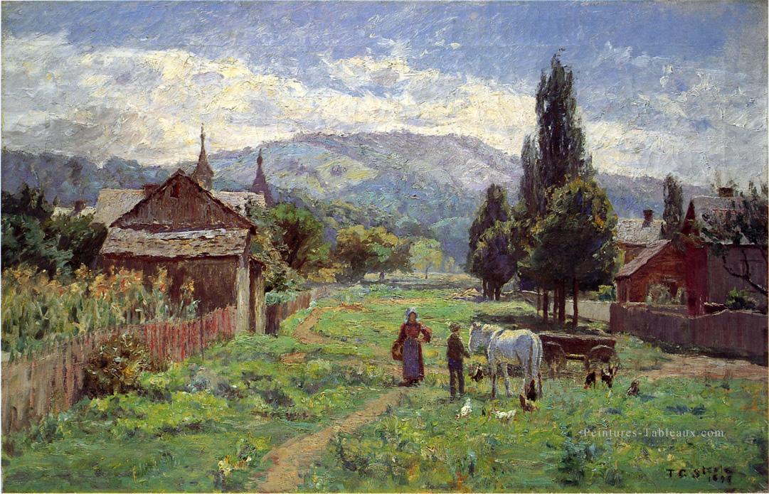 Cumberland Montagnes Impressionniste Indiana Paysages Théodore Clement Steele Peintures à l'huile